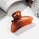 Hair crab "Matte" arc mount, 7 cm, mix