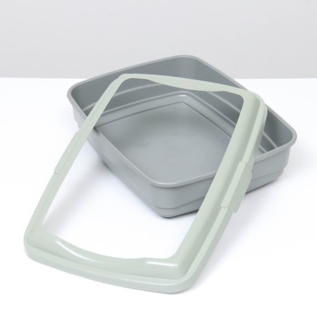 The tray is large with the side of Atlantis "Standard", 43 x 33 x 12.5 cm, gray-3