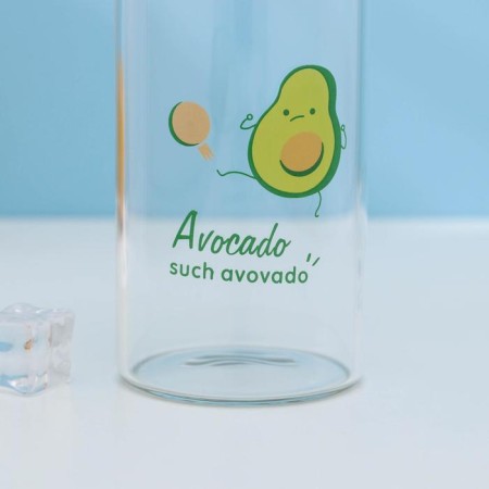 Water bottle "Avocado", 380 ml, h = 15 cm, MIX drawing-1