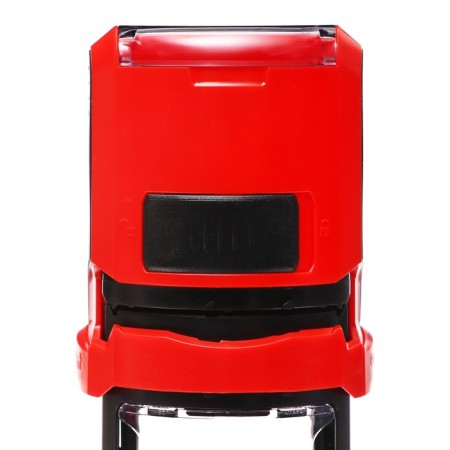 Equipment for round printing automatic Trodat Printy 4642, diameter 42 mm, with a lid, red body-4