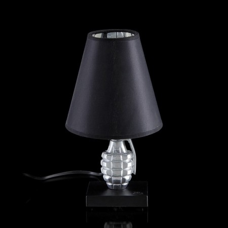 Highway lamp "Pomegranate" black-silver, 30 × 22 × 22 cm