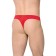 Men's panties Softline collection, with net inserts, red color, size XL