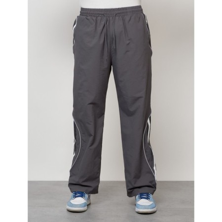 Male tracksuit, size 48, gray color-4