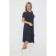 Women's dress, size 58, dark blue color