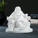 Figure "Hote in the chair" White 12x12.5x14cm