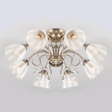 Chandelier 30155/8, 8x60W E14, bronze color-1