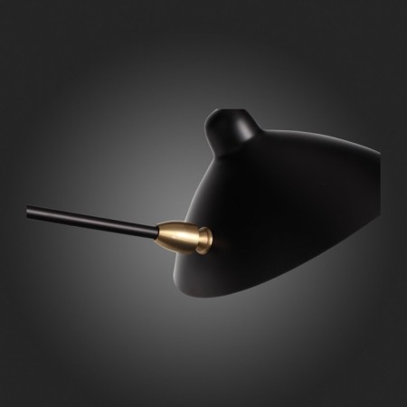 Sconces st. SL305.401.01. SPRUZZO. 1x60 watts, e27, 18x40 cm, black color-16