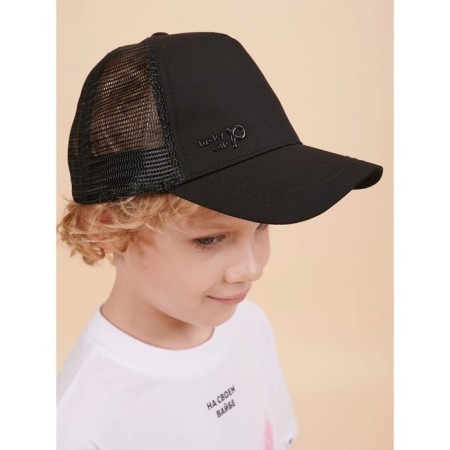 Children's cap, size 53-54, black color