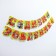 Girland on the eyelets "Happy Birthday!", Length 218 cm, puppy patrol