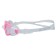 ATEMI B503 swimming glasses, silicone, pink/white color