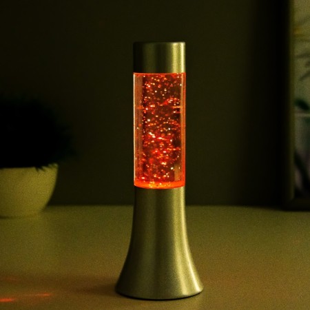 Lava Lava lamp "Cylinder chrome", 17 cm (from Bat. 3hlr44)-3