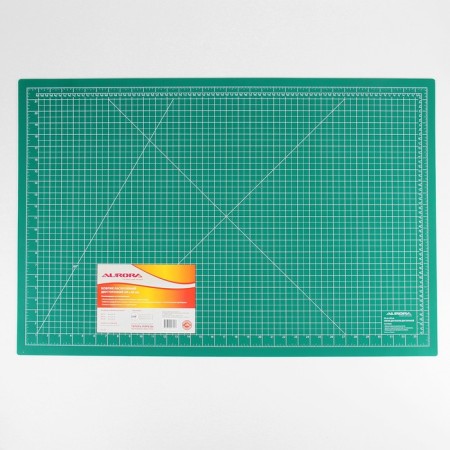 Mat for cutting, bilateral, 90 × 60 cm, A1, green color, AU-A1-4