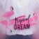 Rawland adult poncho Tropical Dream, oversize, 44-52, 97 x 120 cm, white color