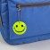 The reflective element "Smiley-smile", bilateral, d = 5 cm, yellow color