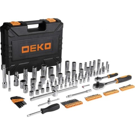 Professional set of tools for auto DKO DKAT121 in a suitcase, 121 subject-1