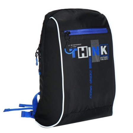 School backpack, 39 x 28 x 17 cm, Grizzly, ergonomic back, laptop compartment, + bag for shoes-10
