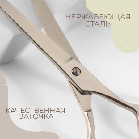 Universal scissors, 17.5 cm, silver color-1