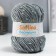 Yarn 60% acrylic, 30% cashmere, 10% silk "spring" 50 g 80 m color 16V gray