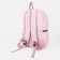 School backpack of textiles on lightning, Cute, 4 pockets, pink color
