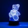 Touchscreen lamp "Mishutka" LED 7 colors USB/from Black Black Black Risalux