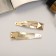 Invisibility for hair "Amanda" (set 2 pcs) cube, 6.5 cm, gold