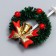 Decor for creativity "New Year's Wreath", in the set of 3 pcs., Size 1 pc. - 12 × 5 × 1 cm