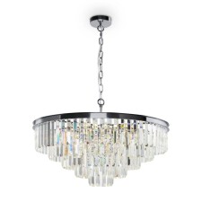 Suspension lamp Maytoni Mod085PL-12CH, 12HE14, 40W, 70x70x120 cm, chromium color