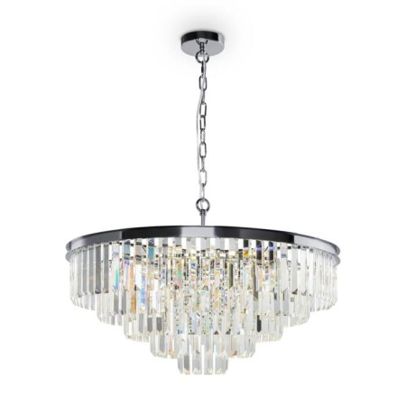 Suspension lamp Maytoni Mod085PL-12CH, 12HE14, 40W, 70x70x120 cm, chromium color