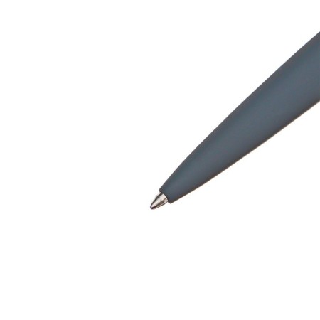 Switching handle, 1.0 mm, BrunovisConti verona, blue rod, metal case Soft Touch Gray, in an eco -leather case-1