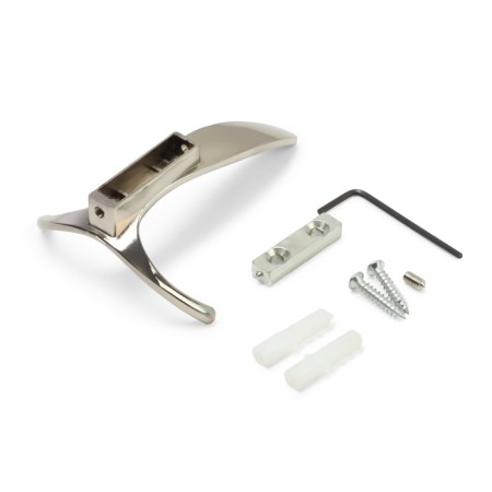 Furniture hook Cappio Flat, three -rod, matte nickel color-5