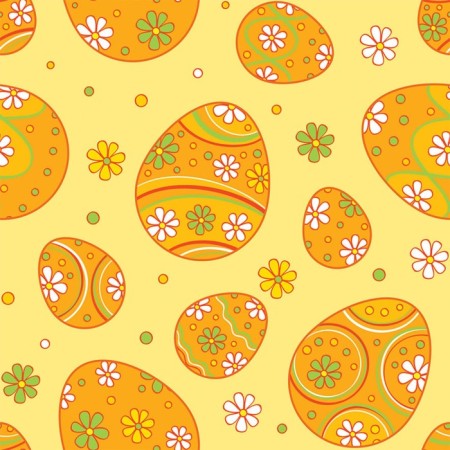 Set of napkins for setting the table "Flower Easter", rectangular, size 32x46 cm, 4 pcs-3