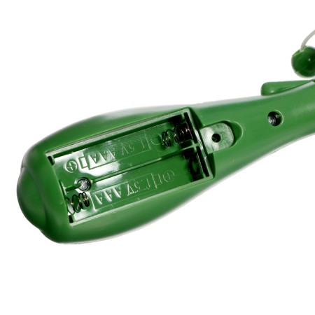 Musical toy "Olenenok", Russian voice acting, lighting effects, rejector, green color-4