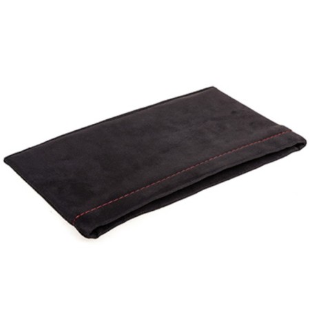 Carman-Organizer between SkyWay seats 29x16 cm, Alcantara, Black, Red line, S06402008