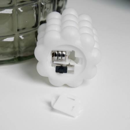 LED figure "Candle Balls" 5x5 cm, batteries AG13x3 (included), glow warm white-2
