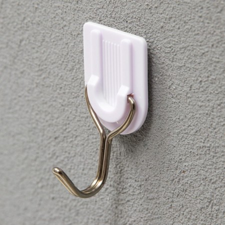 Hooks self -adhesive, round, with a system of universal removal, set, 2.5 x 3 cm, 4 pcs.-4