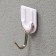 Hooks self -adhesive, round, with a system of universal removal, set, 2.5 x 3 cm, 4 pcs.