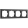 Frame for 4 posts WL14-FRAME-04, black color