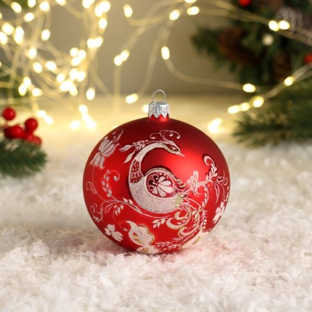 Ball "Bird Bird" 9.5 cm mix-9