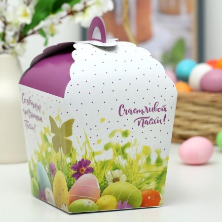 Easter box "Bright Easter!", In nettles, 17 x 17 x 26 cm-1