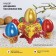 Easter set for decorating eggs on Easter “Visiting Grandmother. Khokhloma "