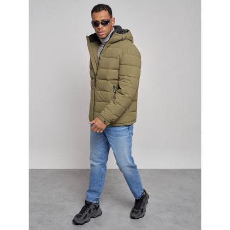 Sports male winter, size 56, khaki color-10
