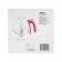 Electric kettle Blackton BT1801G, glass, 1 l, 1500 watts, white-pink