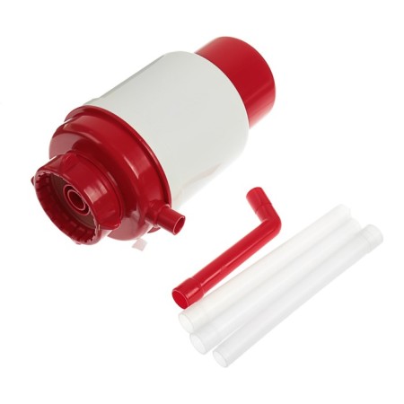 Pump for water "Dolphin" Eco, mechanical, under a bottle of 11 to 19 l, red-1