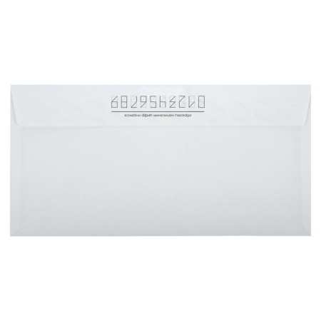 E65 110 x 220 mm envelopes set, Field “To Kom-Feast”, without a window, a tear-off tape, an internal print, 80 g/m2, 10 pieces-1