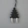 Garland “thread” 1.2 m, IP20, dark thread, 20 lamps, glow of multi, 220 V