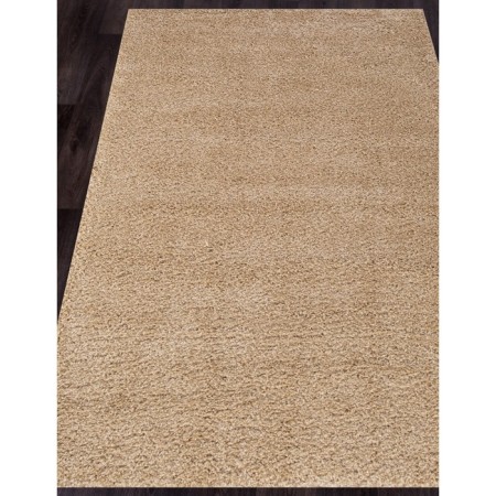 Rectangular carpet Shaggy Ultra S600, size 150x230 cm, color BEIGE-1