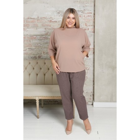 Female jumper, size 54, beige color-1