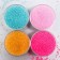 Microbier glass "Fleur" set 4 colors x10 g