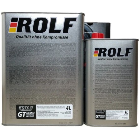 Motor oil Rolf GT40, SN/CF, synthetic, 4 l (promotion 4 l + 1l free)-7