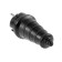 Straight fork, 16 a, 220 V, IP44, with salary, rubber, black
